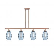  516-4I-AC-G557-6BL - Vaz - 4 Light - 48 inch - Antique Copper - Cord hung - Island Light