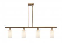 Innovations Lighting 516-4I-BB-G801 - Clymer - 4 Light - 48 inch - Brushed Brass - Cord hung - Island Light