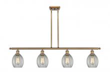 Innovations Lighting 516-4I-BB-G82 - Eaton - 4 Light - 48 inch - Brushed Brass - Cord hung - Island Light