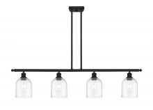 Innovations Lighting 516-4I-BK-G558-6CL - Bella - 4 Light - 48 inch - Matte Black - Cord hung - Island Light