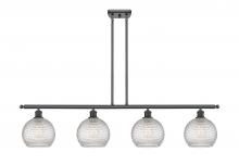 Innovations Lighting 516-4I-OB-G122C-8CL - Athens - 4 Light - 48 inch - Oil Rubbed Bronze - Cord hung - Island Light