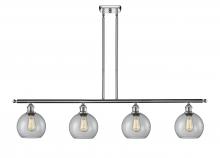 Innovations Lighting 516-4I-PC-G122-LED - Athens - 4 Light - 48 inch - Polished Chrome - Cord hung - Island Light