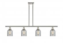 Innovations Lighting 516-4I-PN-G257-LED - Caledonia - 4 Light - 48 inch - Polished Nickel - Cord hung - Island Light