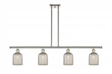  516-4I-PN-G559-5ME - Bridal Veil - 4 Light - 48 inch - Polished Nickel - Cord hung - Island Light