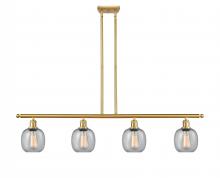  516-4I-SG-G104 - Belfast - 4 Light - 48 inch - Satin Gold - Cord hung - Island Light