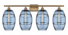 Innovations Lighting 516-4W-BB-G557-8BL - Vaz - 4 Light - 38 inch - Brushed Brass - Bath Vanity Light