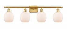  516-4W-SG-G101 - Belfast - 4 Light - 36 inch - Satin Gold - Bath Vanity Light