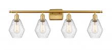  516-4W-SG-G654-6-LED - Cindyrella - 4 Light - 36 inch - Satin Gold - Bath Vanity Light