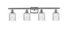  516-4W-SN-G559-5SDY - Bridal Veil - 4 Light - 35 inch - Brushed Satin Nickel - Bath Vanity Light