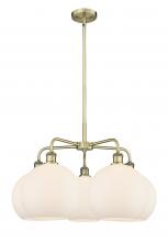 Innovations Lighting 516-5CR-AB-G121-10 - Athens - 5 Light - 28 inch - Antique Brass - Chandelier