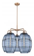 Innovations Lighting 516-5CR-AC-G557-10BL - Vaz - 5 Light - 28 inch - Antique Copper - Chandelier