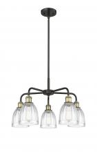 Innovations Lighting 516-5CR-BAB-G442 - Brookfield - 5 Light - 24 inch - Black Antique Brass - Chandelier