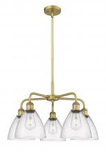 Innovations Lighting 516-5CR-BB-GBD-754 - Bristol - 5 Light - 26 inch - Brushed Brass - Chandelier