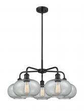 Innovations Lighting 516-5CR-BK-G247 - Gorham - 5 Light - 28 inch - Matte Black - Chandelier