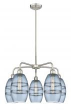  516-5CR-SN-G557-6BL - Vaz - 5 Light - 24 inch - Satin Nickel - Chandelier