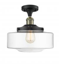  517-1CH-BAB-G692-12 - Bridgeton - 1 Light - 12 inch - Black Antique Brass - Semi-Flush Mount