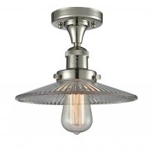 Innovations Lighting 517-1CH-PN-G2 - Halophane - 1 Light - 9 inch - Polished Nickel - Semi-Flush Mount