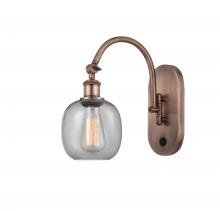  518-1W-AC-G104 - Belfast - 1 Light - 6 inch - Antique Copper - Sconce