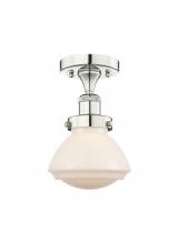 Innovations Lighting 616-1F-PN-G321 - Olean - 1 Light - 7 inch - Polished Nickel - Semi-Flush Mount