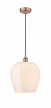 Innovations Lighting 616-1P-AC-G461-12 - Norfolk - 1 Light - 12 inch - Antique Copper - Cord hung - Mini Pendant