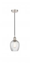 Innovations Lighting 616-1P-PN-G292 - Salina - 1 Light - 6 inch - Polished Nickel - Cord hung - Mini Pendant