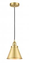 Innovations Lighting 616-1PH-SG-M13-SG - Appalachian - 1 Light - 8 inch - Satin Gold - Cord hung - Mini Pendant