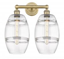 Innovations Lighting 616-2W-BB-G557-8CL - Vaz - 2 Light - 17 inch - Brushed Brass - Bath Vanity Light