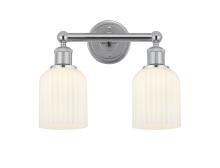 Innovations Lighting 616-2W-PC-G559-5GWH - Bridal Veil - 2 Light - 14 inch - Polished Chrome - Bath Vanity Light