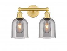 Innovations Lighting 616-2W-SG-G558-6SM - Bella - 2 Light - 15 inch - Satin Gold - Bath Vanity Light