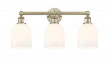  616-3W-AB-G558-6GWH - Bella - 3 Light - 24 inch - Antique Brass - Bath Vanity Light