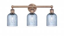 Innovations Lighting 616-3W-AC-G559-5BL - Bridal Veil - 3 Light - 23 inch - Antique Copper - Bath Vanity Light