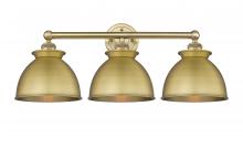 Innovations Lighting 616-3W-BB-M14-BB - Adirondack - 3 Light - 26 inch - Brushed Brass - Bath Vanity Light