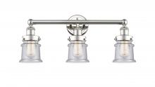 Innovations Lighting 616-3W-PN-G184S - Canton - 3 Light - 23 inch - Polished Nickel - Bath Vanity Light