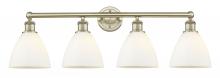  616-4W-AB-GBD-751 - Bristol - 4 Light - 35 inch - Antique Brass - Bath Vanity Light