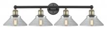 Innovations Lighting 616-4W-BAB-G132 - Orwell - 4 Light - 35 inch - Black Antique Brass - Bath Vanity Light