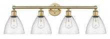  616-4W-BB-GBD-754 - Bristol - 4 Light - 35 inch - Brushed Brass - Bath Vanity Light