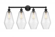 Innovations Lighting 616-4W-BK-G654-7 - Cindyrella - 4 Light - 34 inch - Matte Black - Bath Vanity Light