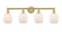  616-4W-SG-G101 - Belfast - 4 Light - 33 inch - Satin Gold - Bath Vanity Light