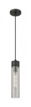  617-1P-BK-G617-11SM - Boreas - 1 Light - 3 inch - Matte Black - Cord Hung - Mini Pendant