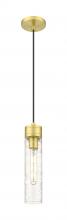 Innovations Lighting 617-1P-SG-G617-11DE - Boreas - 1 Light - 3 inch - Satin Gold - Cord Hung - Mini Pendant