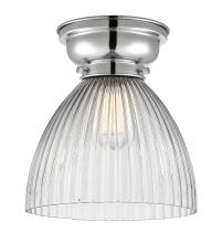 Innovations Lighting 623-1F-PC-G222 - Seneca Falls - 1 Light - 10 inch - Polished Chrome - Flush Mount