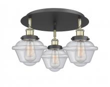 Innovations Lighting 916-3C-BAB-G534 - Oxford - 3 Light - 19 inch - Black Antique Brass - Flush Mount