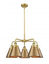 Innovations Lighting 916-5CR-BB-M13-BB - Appalachian - 5 Light - 27 inch - Brushed Brass - Chandelier