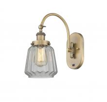 Innovations Lighting 918-1W-BB-G142 - Chatham - 1 Light - 7 inch - Brushed Brass - Sconce