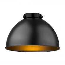 Innovations Lighting MFD-10-BK - Derby Light 10 inch Matte Black Metal Shade