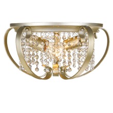 Golden 1323-FM WG - Ella Flush Mount in White Gold