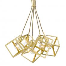 Golden 2086-5P OG - Cassio 5 Light Pendant in Olympic Gold