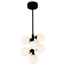 CWI LIGHTING 1020P12-8-101 - Arya 8 Light Pendant With Black Finish