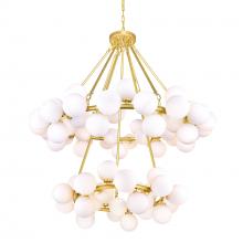 CWI LIGHTING 1020P39-70-602 - Arya 70 Light Chandelier With Satin Gold Finish