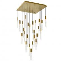 CWI Lighting 1589P28-25-624 - Greta Integrated LED Brass Chandelier